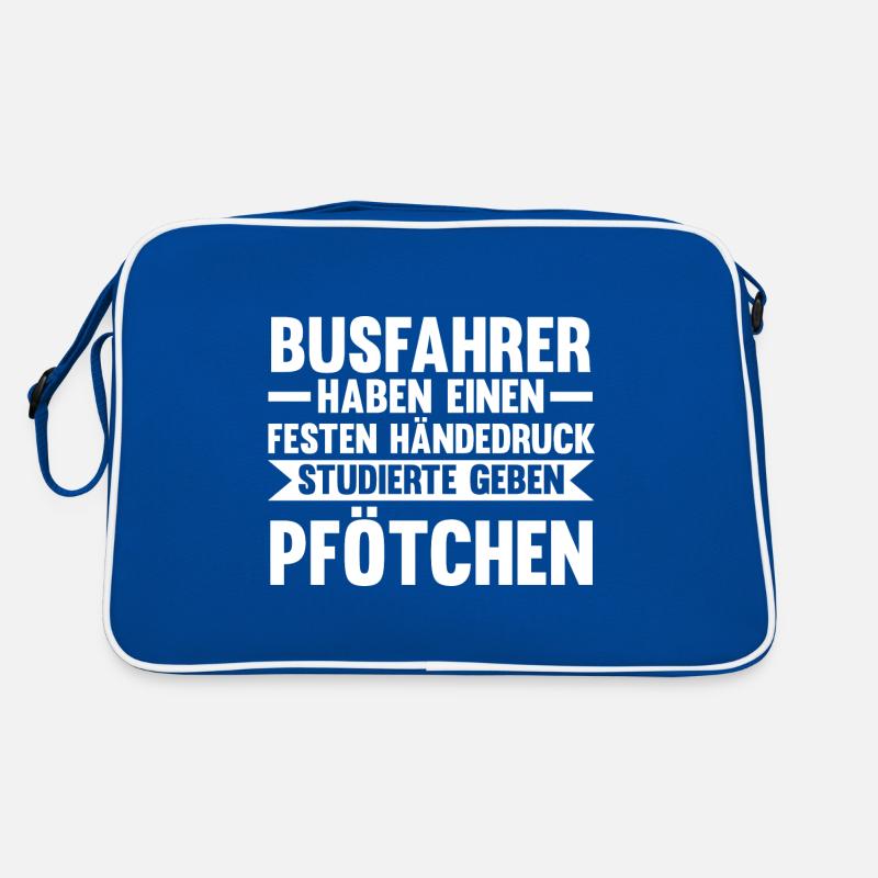 Bus Busfahrer Retro Tasche