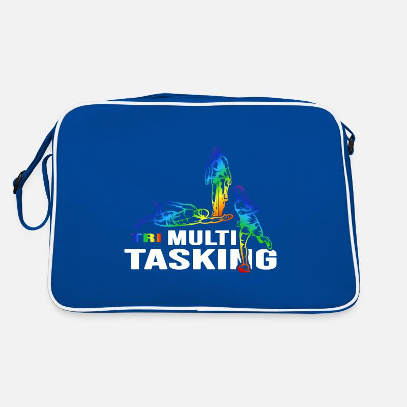 Triathlon multitâche triathlète « natation-vélo-course » Sac Retro