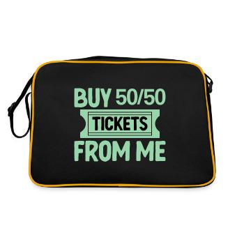 Buy 50 50 Tickets From Me 4 - Retro Bag - black/gold - Back