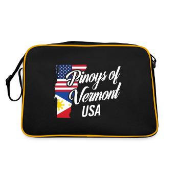 Les Philippins du Vermont conçoivent pour Proud Fil-Ams - Sac Retro - noir/or - Dos