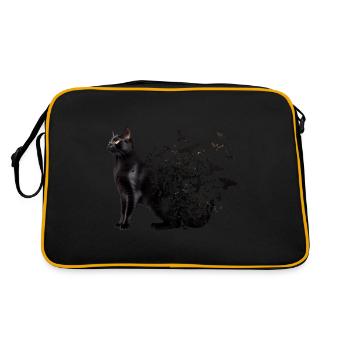 Chat de Bombay - Sac Retro - noir/or - Dos