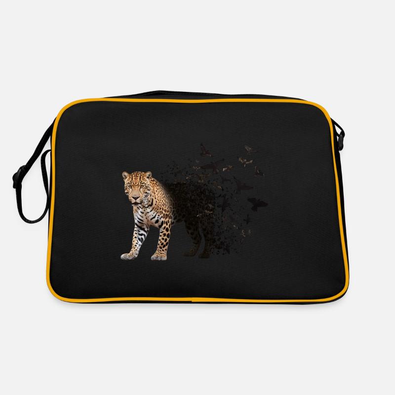 Jaguar - Retro Tasche - Schwarz/Gold