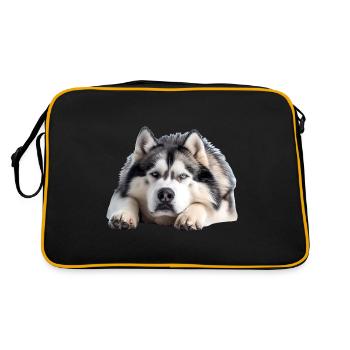 Malamute d’Alaska - Sac Retro - noir/or - Dos