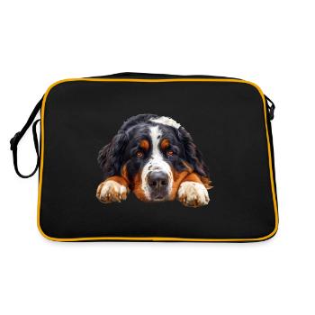 Bouvier bernois - Sac Retro - noir/or - Dos