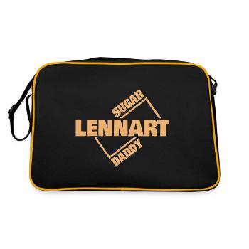 Lennart en sugar daddy - Sac Retro - noir/or - Dos