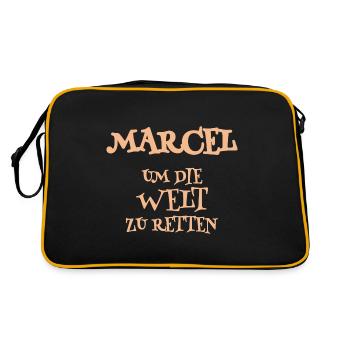 Marcel comme assistant - Sac Retro - noir/or - Dos