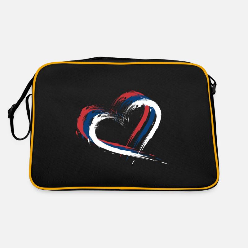 Drapeau de la Serbie Sac Retro