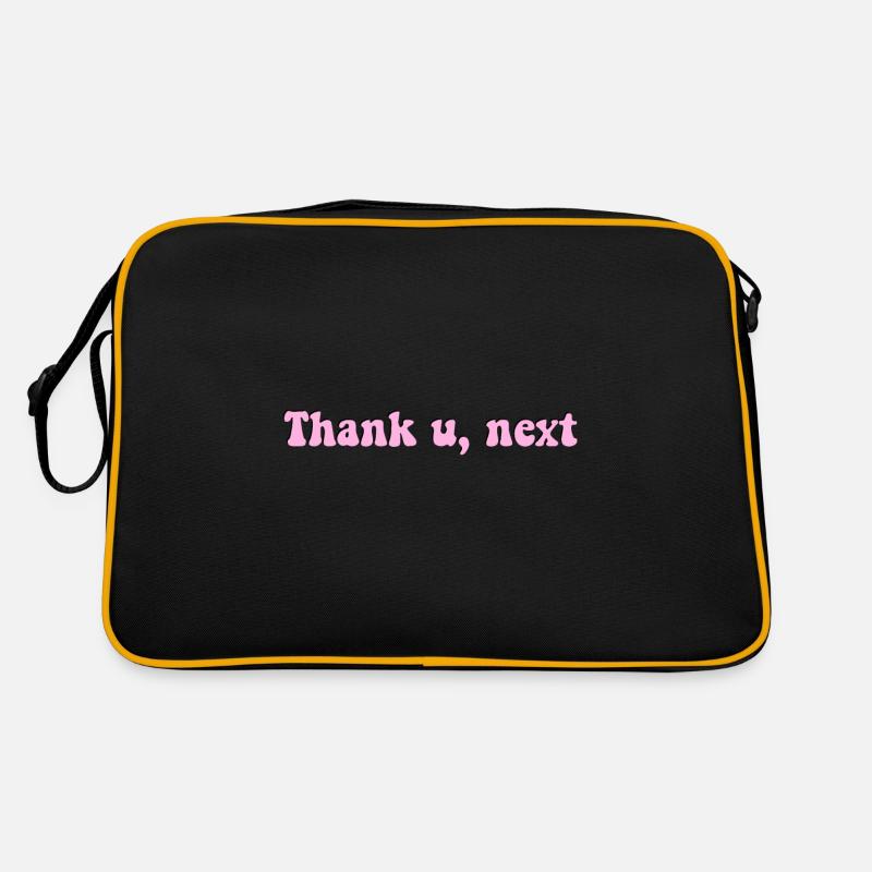 Phrase Thank you, next rosa Retro Bag