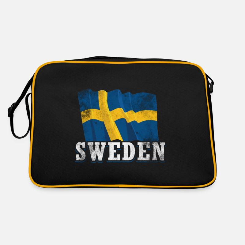 Drapeau de la Suède Sac Retro