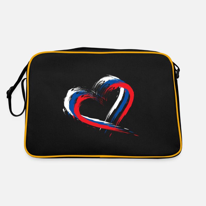 Slowakei - Retro Tasche - Schwarz/Gold