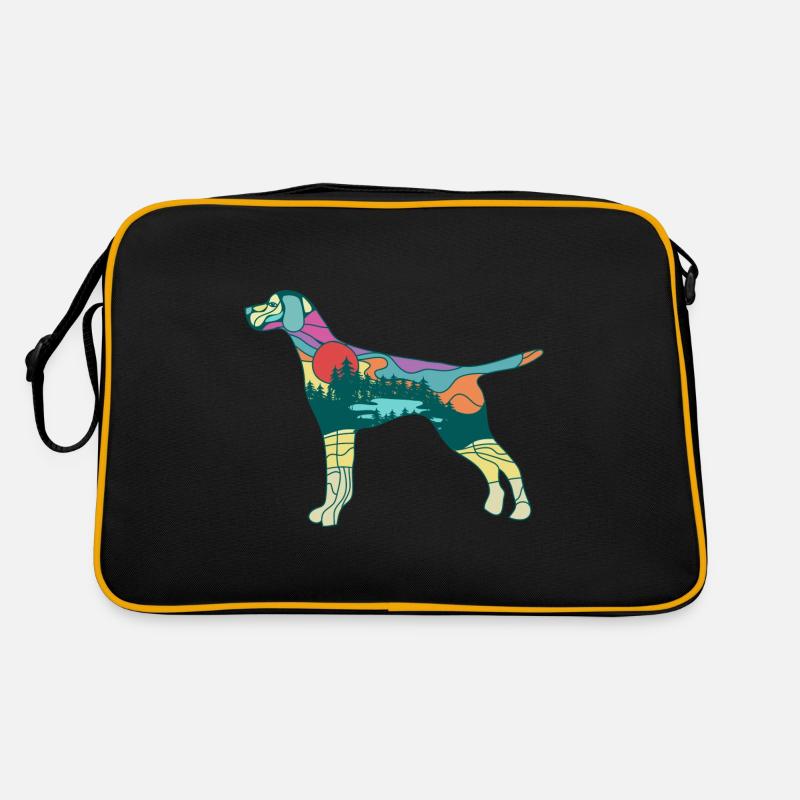 German Shorthair Pointer Love Beautiful Nature Retro Bag