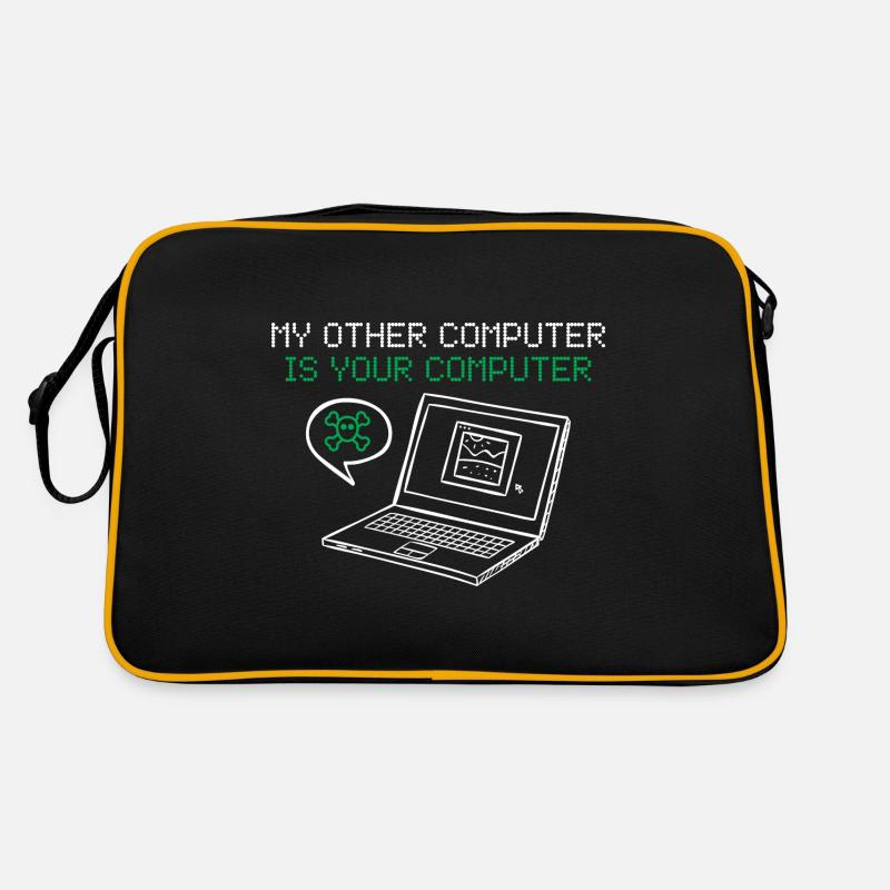 Hacker Mon Autre Ordinateur Est à toi Sac Retro