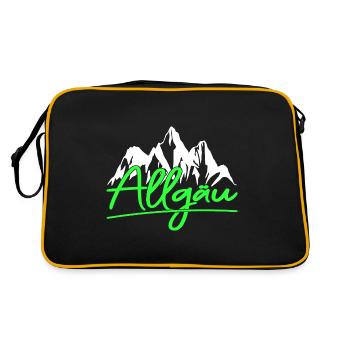 Montagnes de l’Allgäu Randonnée Escalade - Sac Retro - noir/or - Dos
