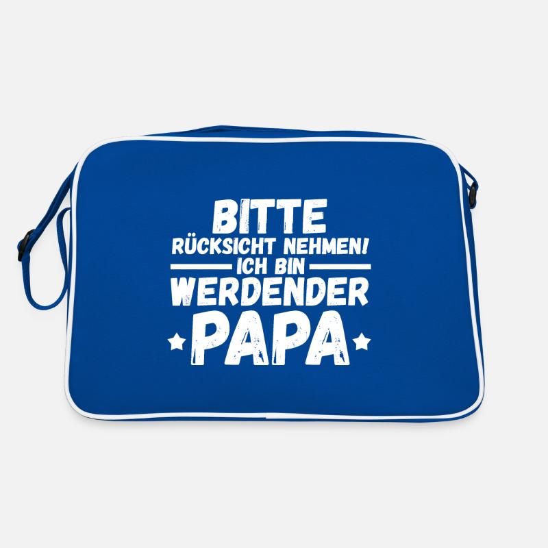 Werdender Papa Retro Tasche