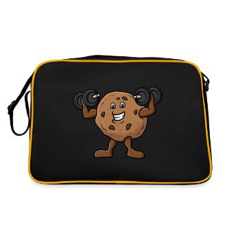 Biscuit lifts dumbbells - Retro Bag - black/gold - Back