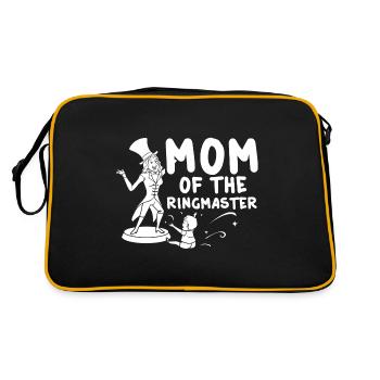 Circus Birthday Party Mama Theme Ringmaster - Retro Bag - black/gold - Back