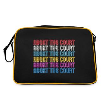 Abort the Court - Retro Bag - black/gold - Back