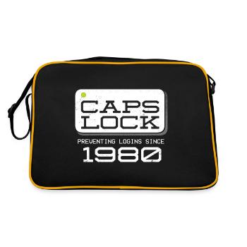Cyber Security Professional Expert Ethical Hacker - Retro Tasche - Schwarz/Gold - Hinten