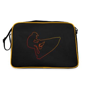 Jet skiing Jet skiing Men's Water Sports - Retro Bag - black/gold - Back