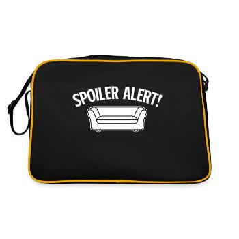 Movie Director Filmmaker Spoiler Alert Adult - Retro Bag - black/gold - Back