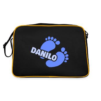 Birth of Danilo - Retro Bag - black/gold - Back