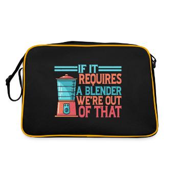 If it requires a blender, we're out of that 2 - Retro Bag - black/gold - Back