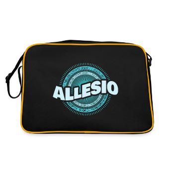 Cadeau pour Allesio - Sac Retro - noir/or - Dos