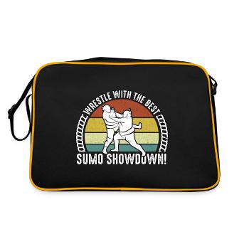 Wrestle with the best Sumo Showdown - Retro Bag - black/gold - Back