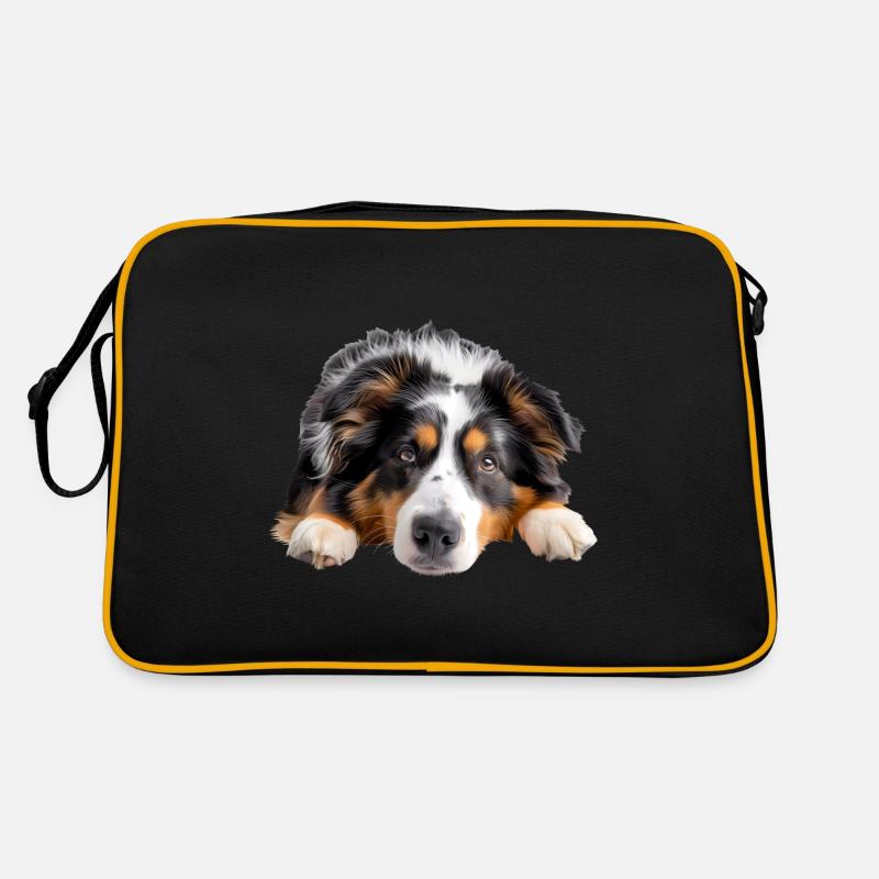 Australian Sheperd Retro Tasche