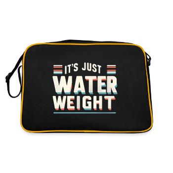 It's Just Water Weight 19 - Retro Bag - black/gold - Back