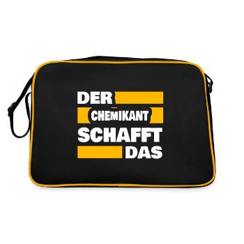 Work Chemical Technician - Retro Bag - black/gold - Back