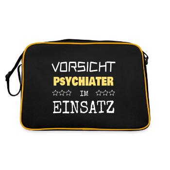 Psychiatre - Sac Retro - noir/or - Dos