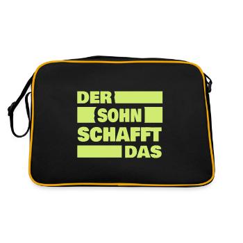 Son - Retro Bag - black/gold - Back