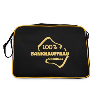 Bank clerk - Retro Bag - black/gold - Back