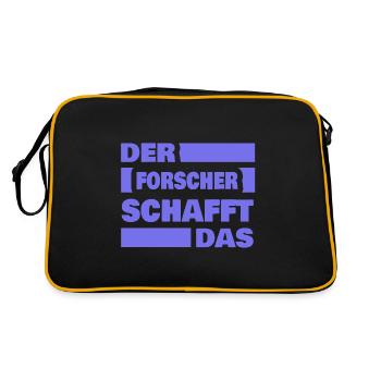Le chercheur en tant qu’œuvre - Sac Retro - noir/or - Dos
