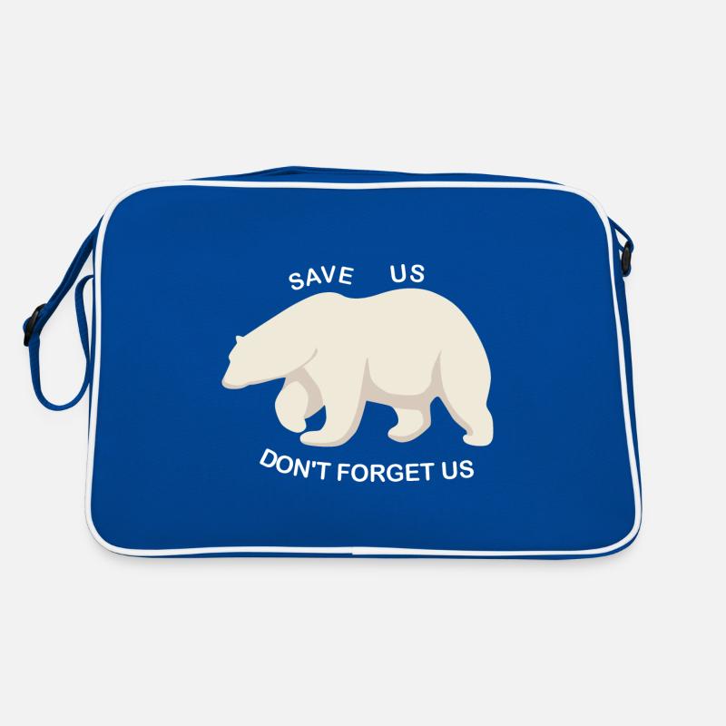 Saving Polar Bears Retro Bag