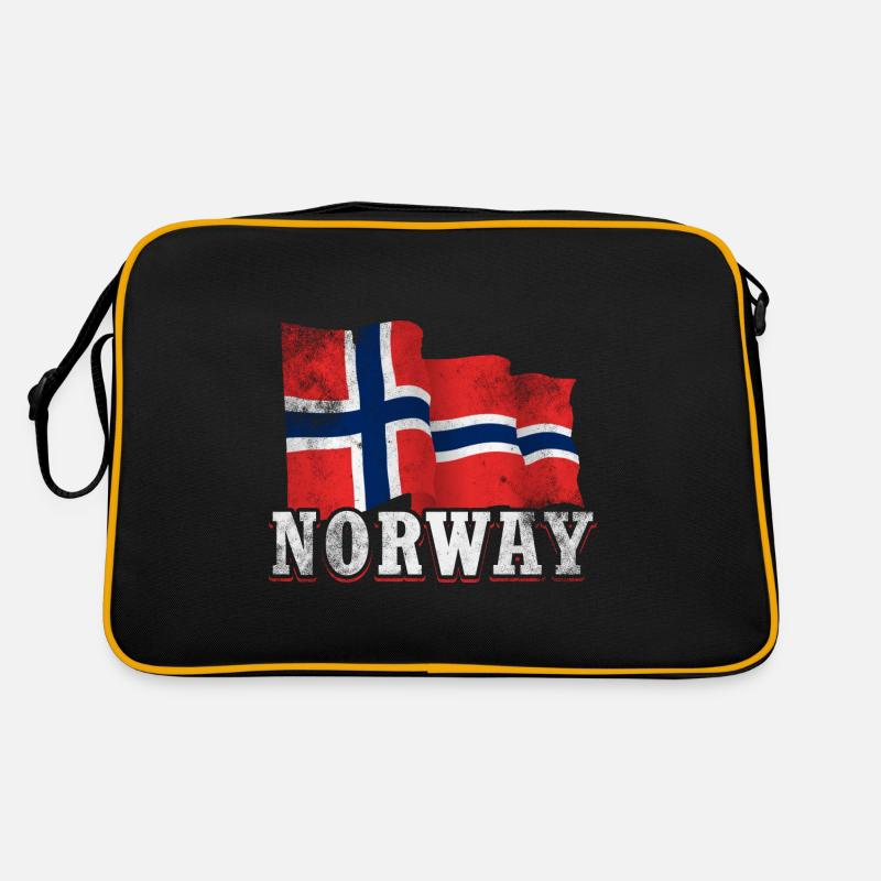 Norvège Drapeau Sac Retro