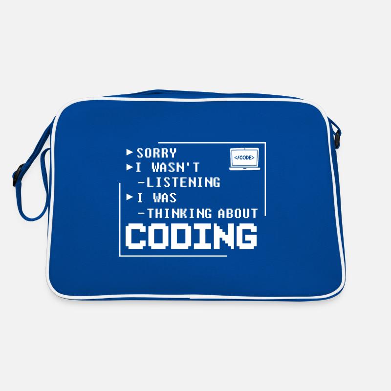 Programmeur Programmation Ordinateur Développeur Pc Sac Retro