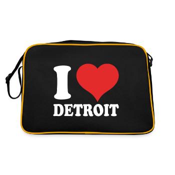 Detroit - Sac Retro - noir/or - Dos