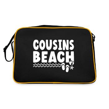 Plage de Cousins - Sac Retro - noir/or - Dos