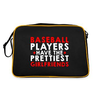 Baseball Players Have The Prettiest Girlfriends 4 - Retro Tasche - Schwarz/Gold - Hinten