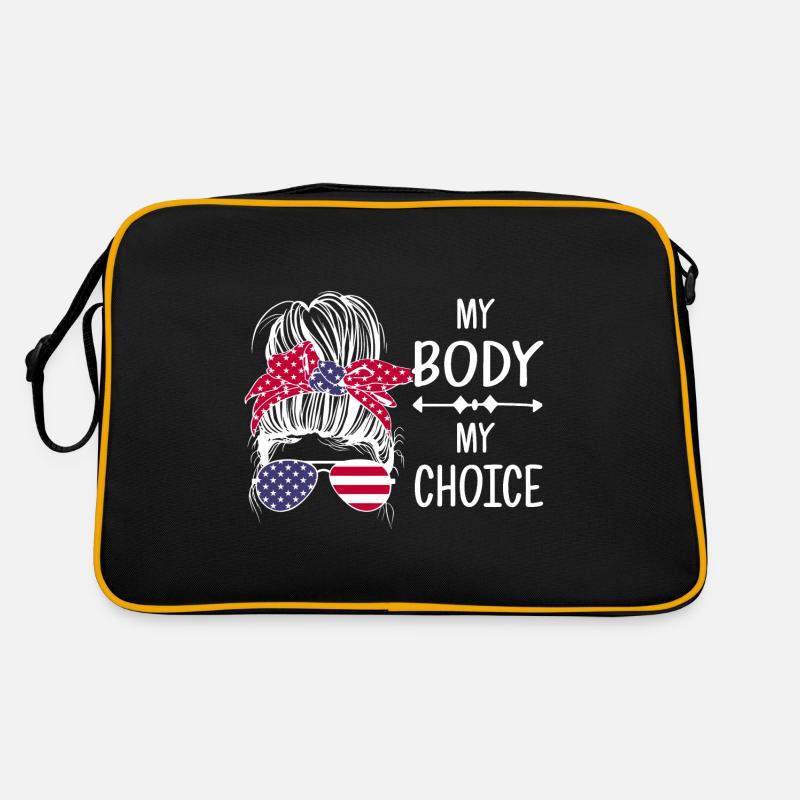 Mein Körper Meine Entscheidung Retro Tasche