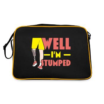 I am at a loss Amputee Amputee Surgery - Retro Bag - black/gold - Back