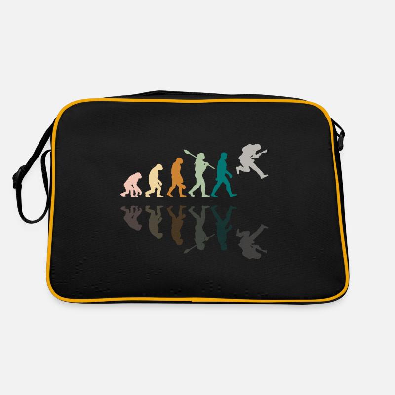 Human Evolution Guitar Band Retro Vintage Sac Retro