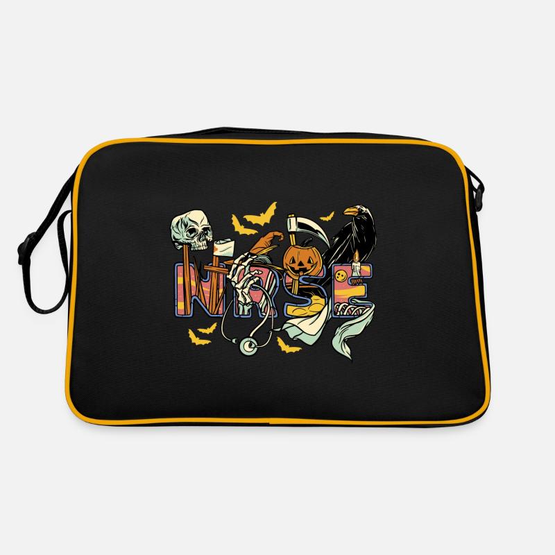 Costume d’Halloween d’infirmière Sac Retro