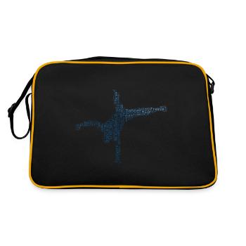 Break Dance Breakdance Men Bboy Hiphop - Retro Bag - black/gold - Back
