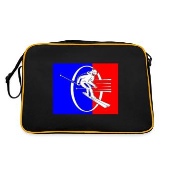Skiers Lifestyle Skiwear Clothing Winte - Retro Bag - black/gold - Back