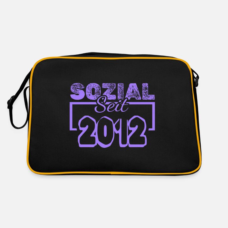 Sozialarbeiter 2012 Retro Tasche