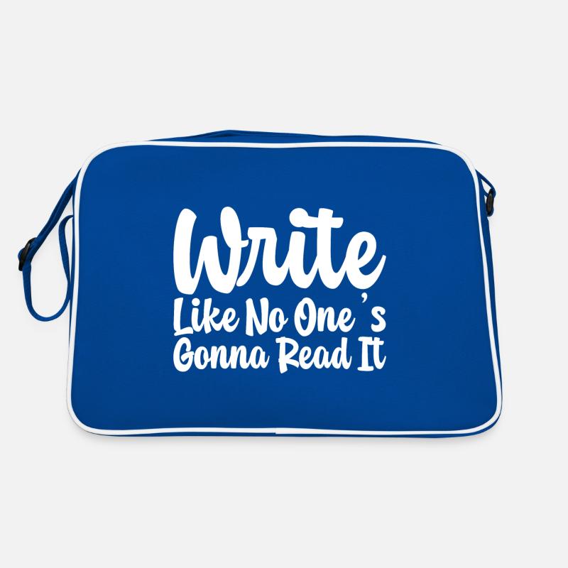 Write Like No One's going to Read It Retro Bag