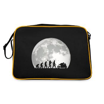 Moto Evolution Vintage Superbike Biker - Sac Retro - noir/or - Dos